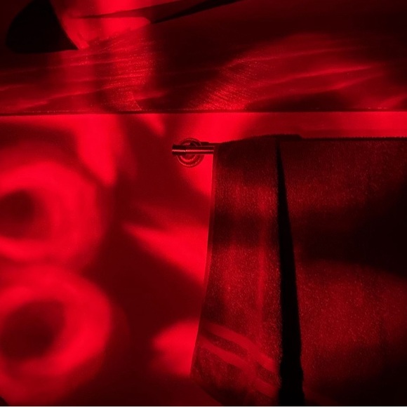 Vibrant Red Abstract Art Piece - Picture 3 of 3